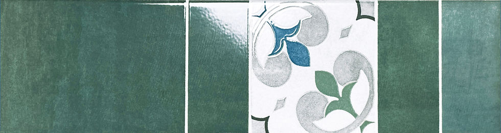 Carrelage effet Zellige Modul Green 10x40 cm