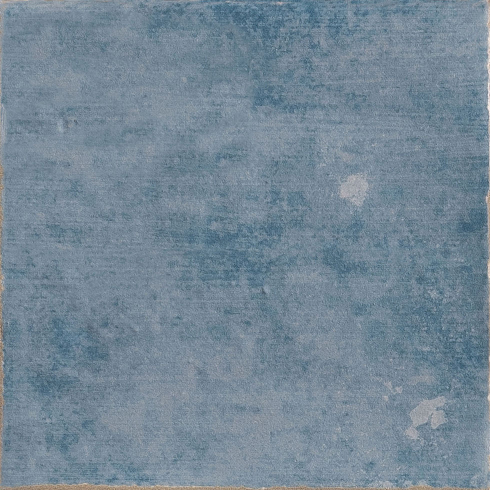 Carrelage effet carreaux de ciment Marlow Blue Bayou 11,5x11,5 cm Nanda Tiles