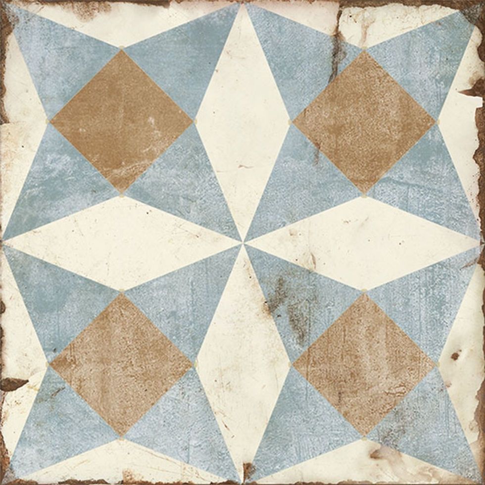 Carrelage effet carreau de ciment Loft Floor Medina 20x20 cm de Nanda Tiles