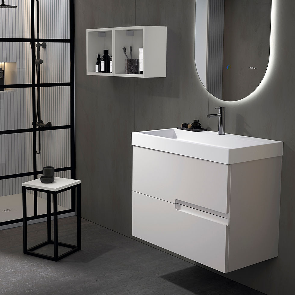 Meuble de salle de bain Eva en 10 coloris et 4 dimensions