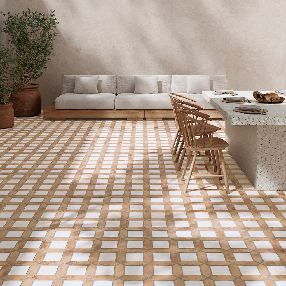 Carrelage Effet Pierre Olympus White de Ecoceramic