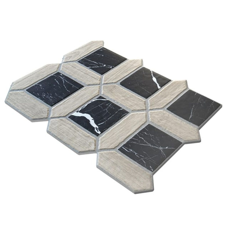 Carrelage Effet Pierre Olympus Nero de Ecoceramic