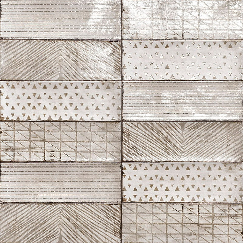 Carrelage effet Zellige Decor Elios white 10x30 cm de Mainzu