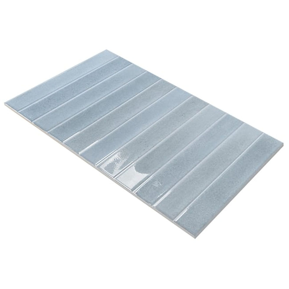 Carrelage effet Zellige Atlantis Blue Mat ou Brillant de Ecocerami