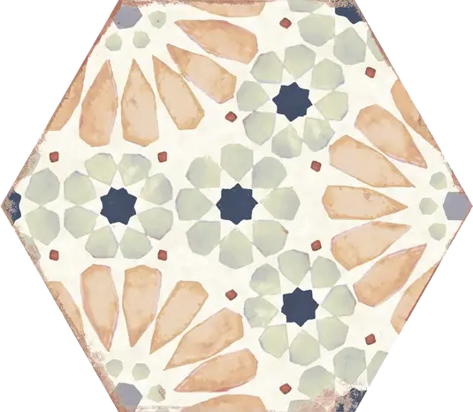 Carrelage Hexagonal effet Carreaux de Ciment Bohemia Hanna de Nanda Tiles