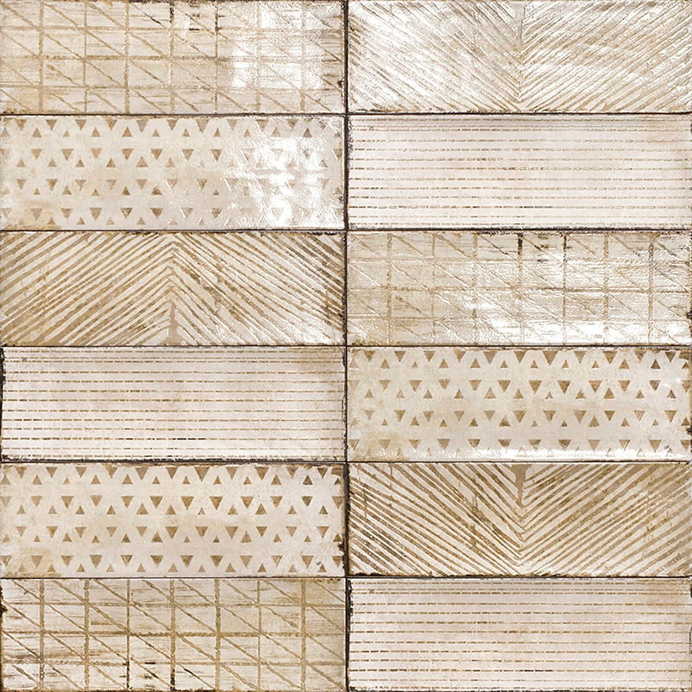 Carrelage effet Zellige Décor Elios Cream 10x30 cm de Mainzu