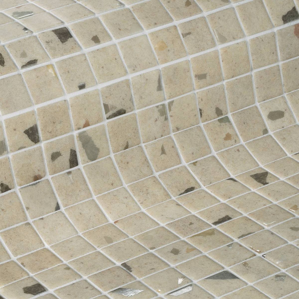 Mosaique Emaux de verre Terrazzo Clay de Ezarri