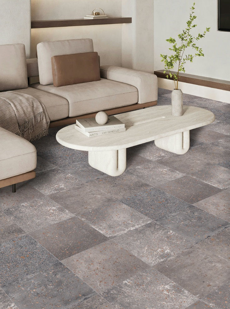 Carrelage effet terrazzo - Apportez une ambiance chaleureuse et accueillante à chaque pièce.