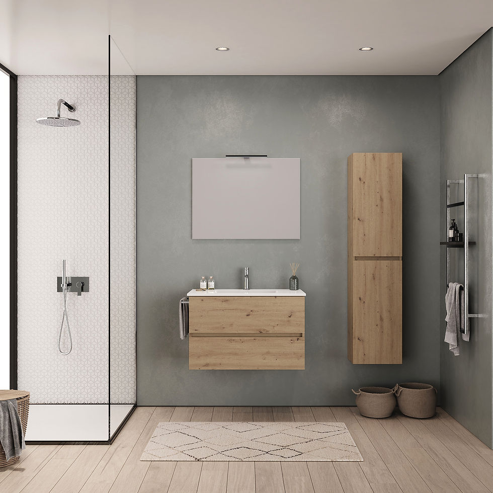 Meuble de salle de bain Colmar Futura 2 tiroirs