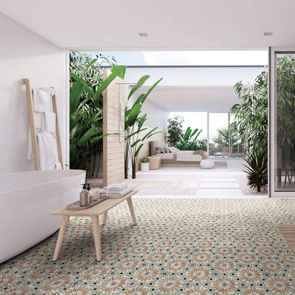 Carrelage Hexagonal effet Carreaux de Ciment Bohemia Hanna de Nanda Tiles
