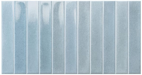 Carrelage effet Zellige Atlantis Blue Mat ou Brillant de Ecocerami