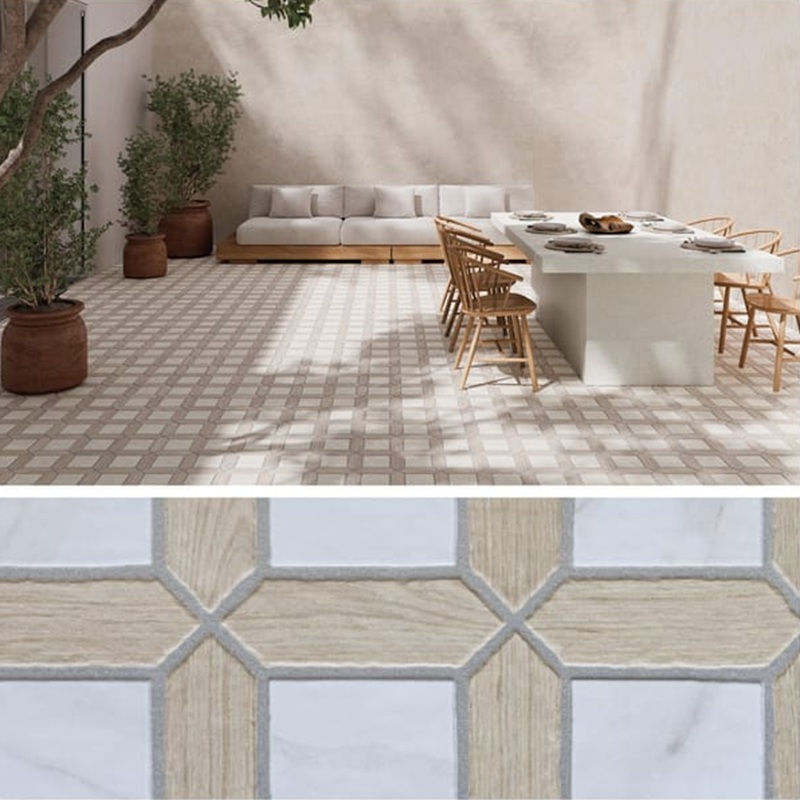 Carrelage Effet Pierre Olympus Albo de Ecoceramic