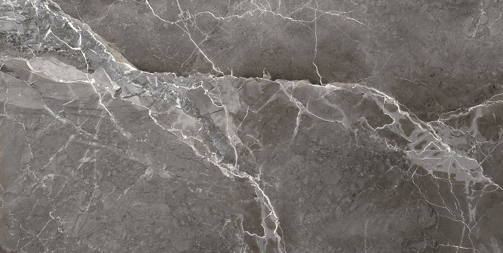 Carrelage effet Marbre Gris Earthstone Graphite 60x120 cm de Ecoceramic