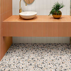 Carrelage effet Terrazzo série Stanza White 20x20 cm de Mainzu