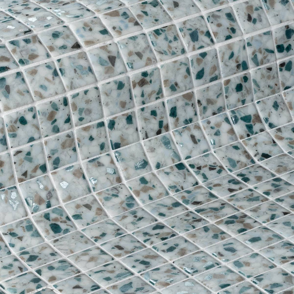 Mosaique Emaux de verre Terrazzo Ice de Ezarri