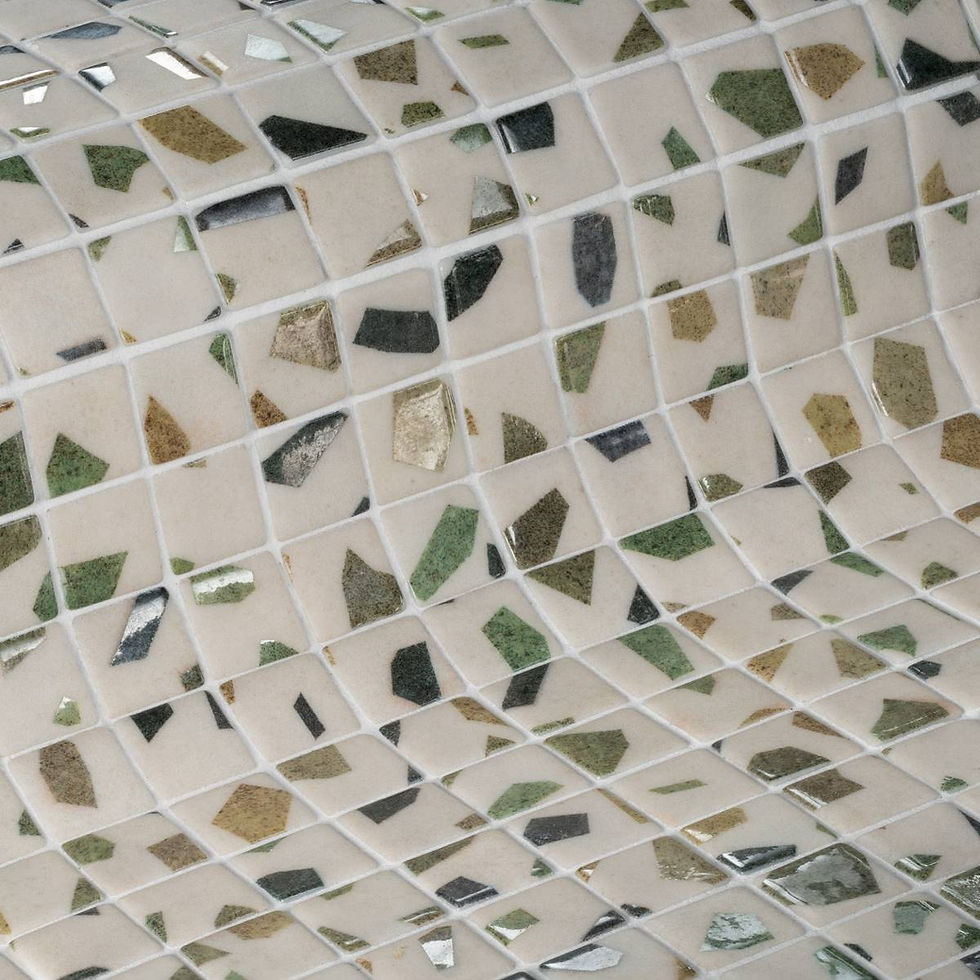Mosaique Emaux de verre Terrazzo Balinese de Ezarri