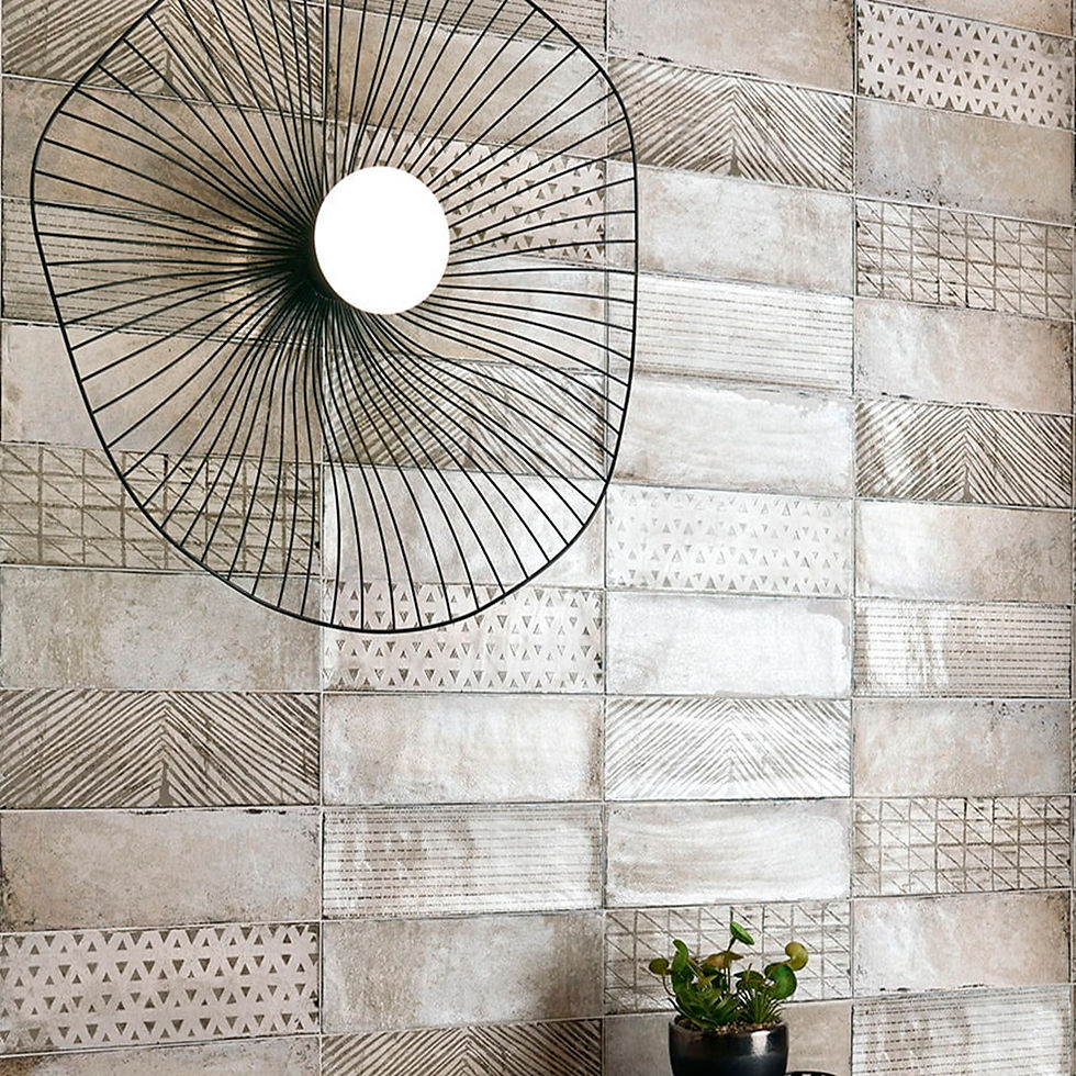 Carrelage effet Zellige Decor Elios white 10x30 cm de Mainzu
