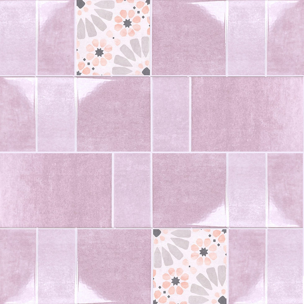 Carrelage effet Zellige Modul Pink 10x40 cm