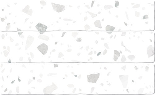 Carrelage effet Terrazzo Colour Ducal Blanco 5x25 cm