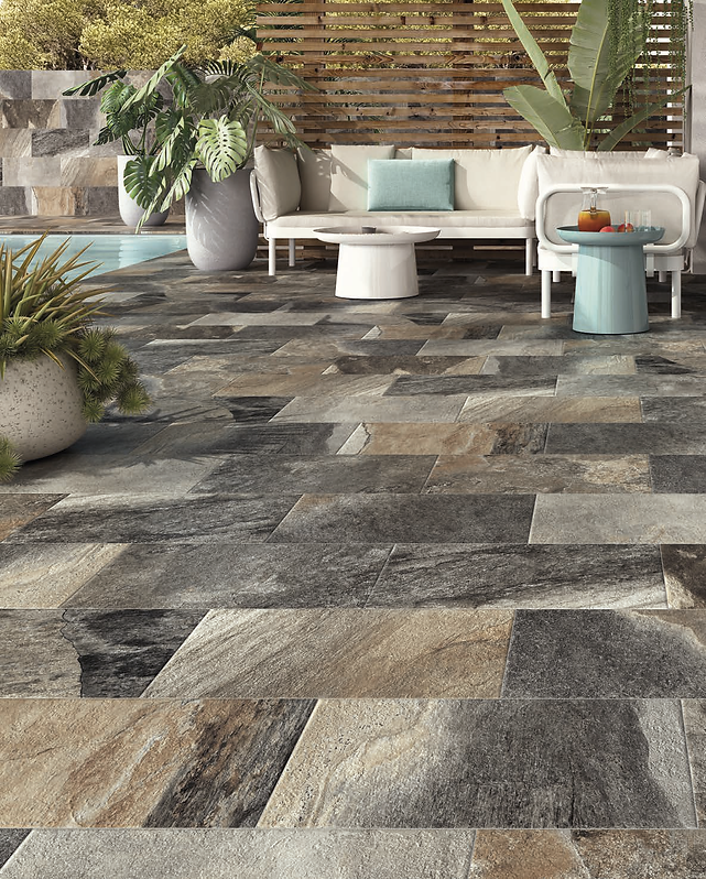 Carrelage effet pierre