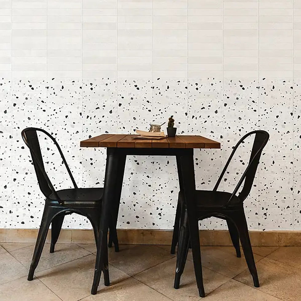 Carrelage effet Terrazzo Colour Ducal Negro 5x25 cm