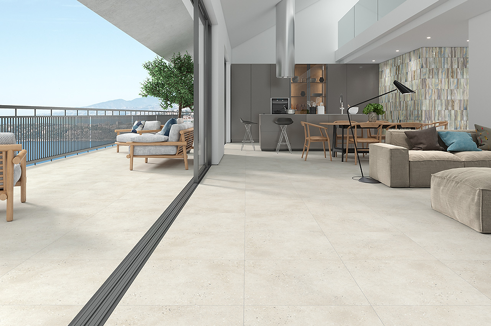 Carrelage Effet Pierre Retro Bone de Cinca