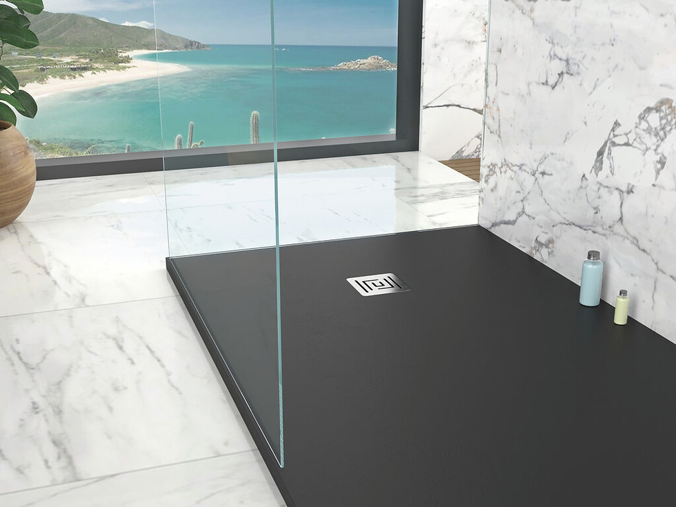 Receveur de douche noir