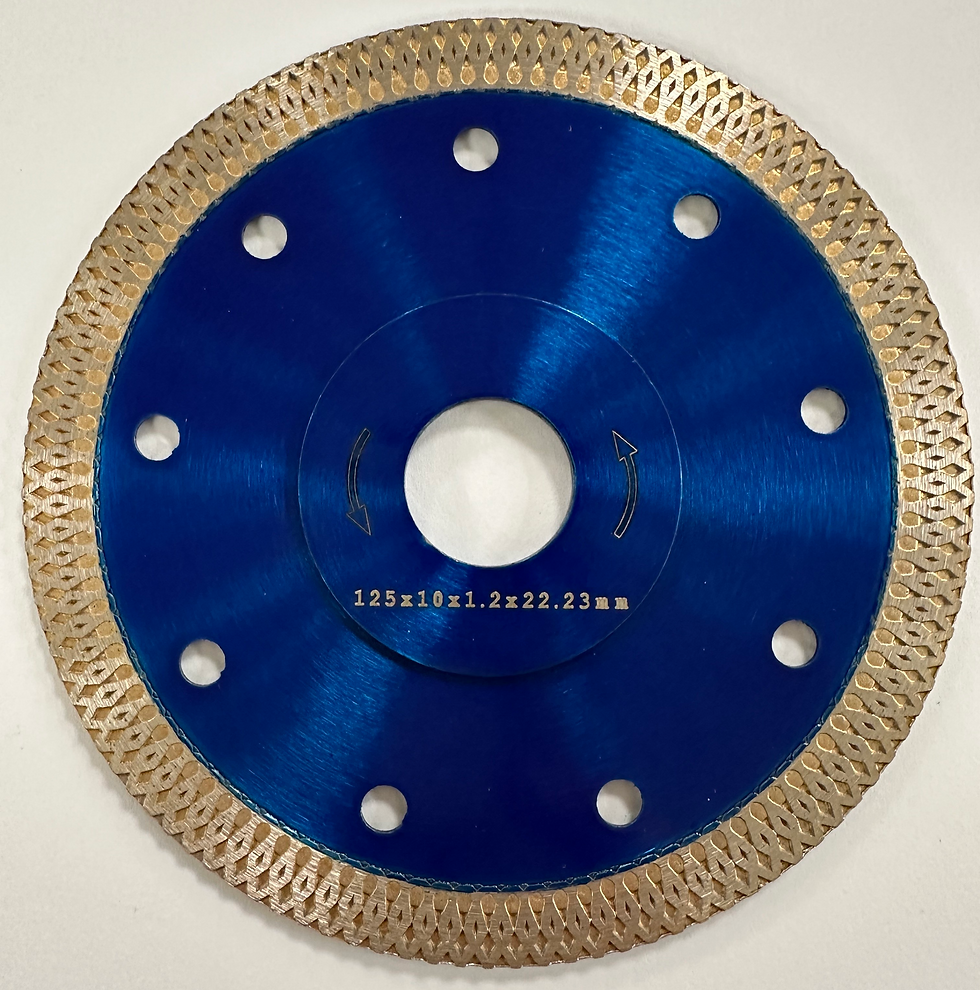 Disque Diamant pour Carrelage en porcelaine Ceramique Granit et Marbre 125mm