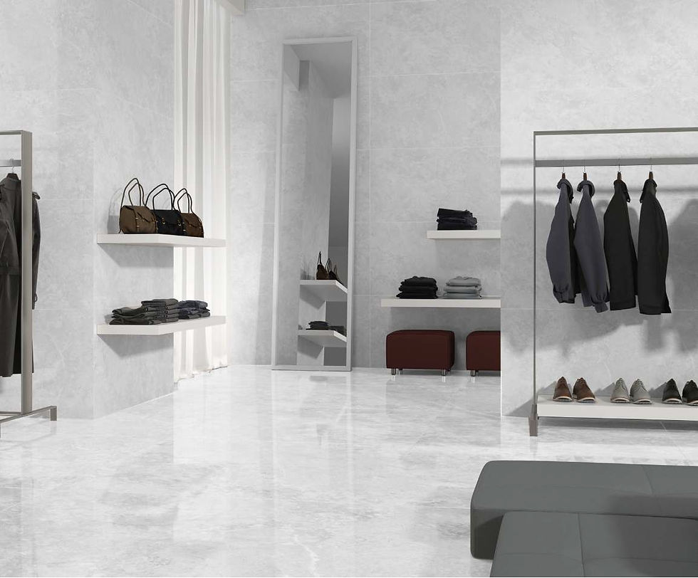 Carrelage effet Marbre Blanc Montclair Blanco Mat ou Brillant de Ecoceramic