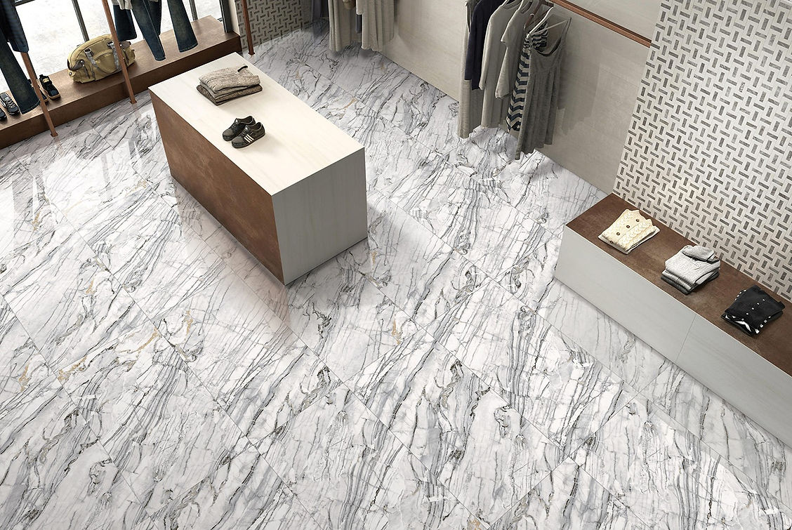 Carrelage effet marbre