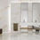 Miniature : Carrelage Effet Marbre Blanc et Or Marshall Gold Mat ou Brillant 60x120 cm