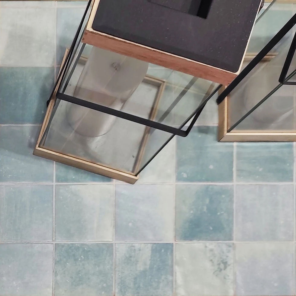 Carrelage effet carreaux de ciment Marlow Seafoam Green de Nanda Tiles