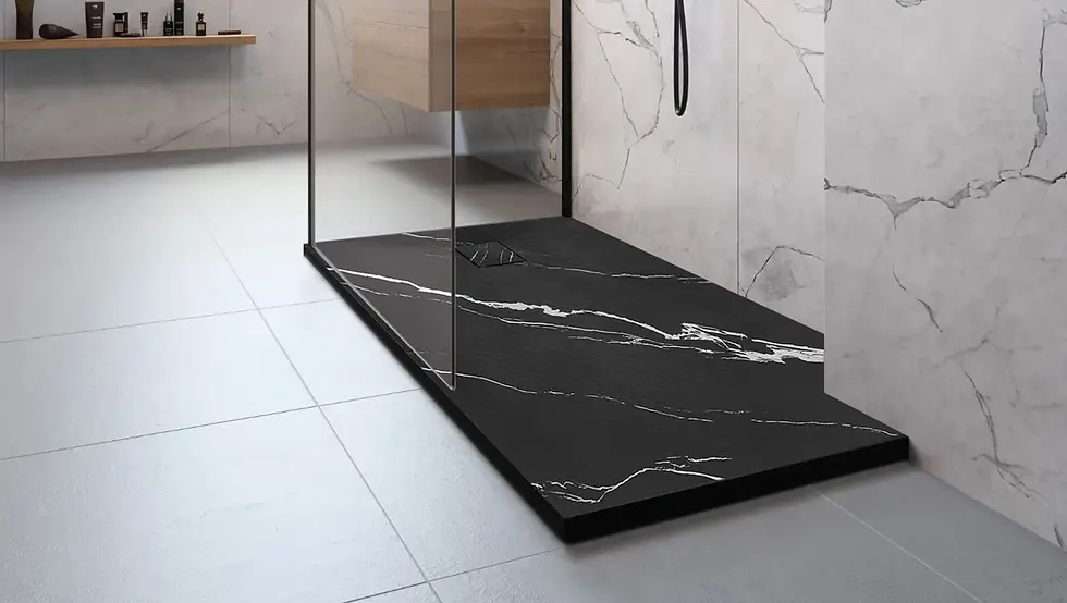 Receveur de douche extra plat Imitation Marbre