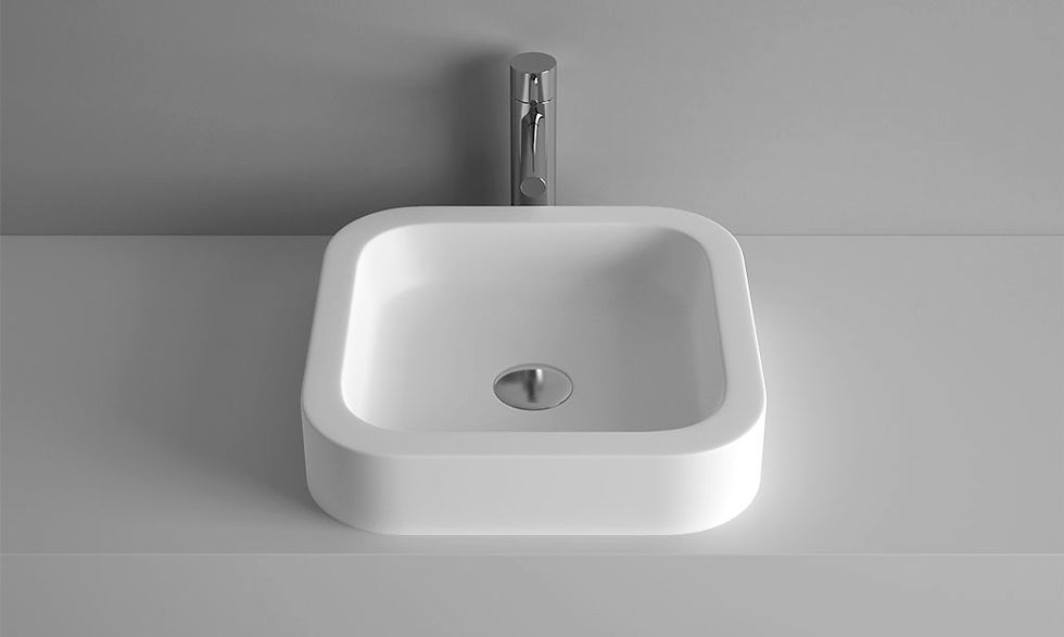 Vasque a poser en Resine Design Kuvic 10 coloris
