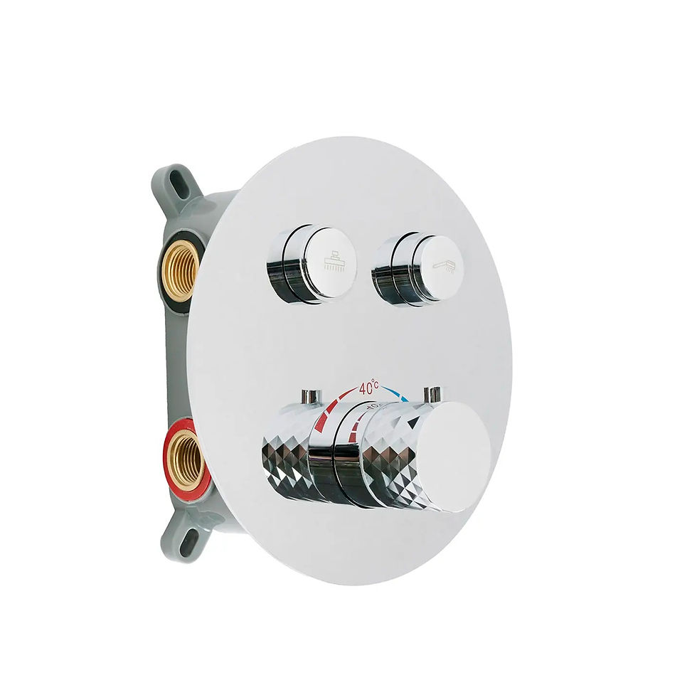 Ensemble de douche Thermostatique Encastre Julia Lux Chrome