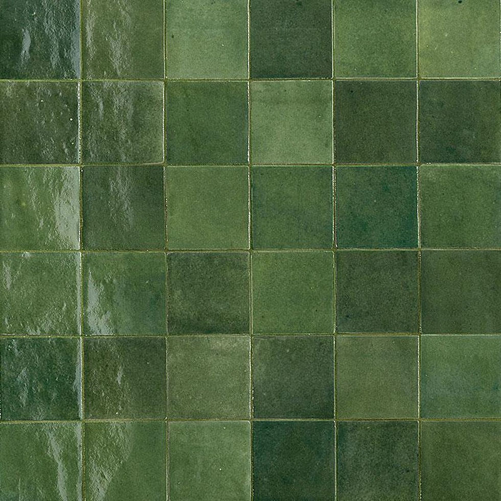 Carrelage effet Zellige Vert Bosco Lux de Marazzi 10x10 cm M5QS
