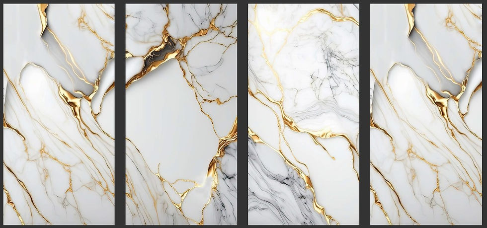 Carrelage effet Marbre Doré Brillant Majestic Marble
