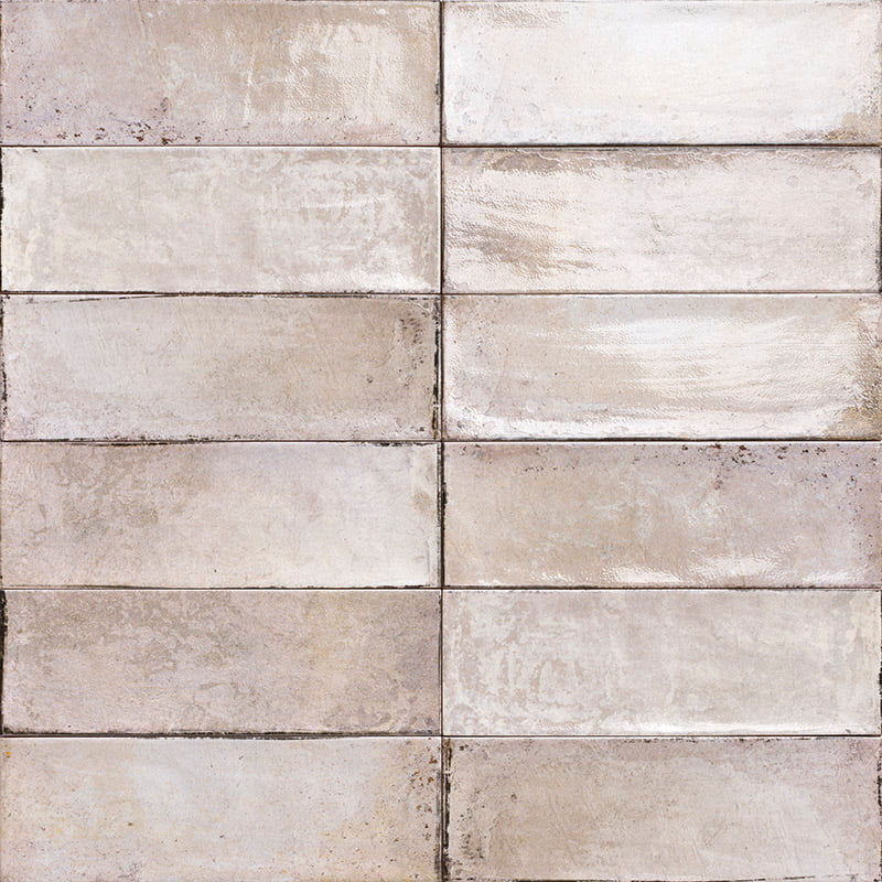 Carrelage effet Zellige Armoni White 10x30 cm de Mainzu
