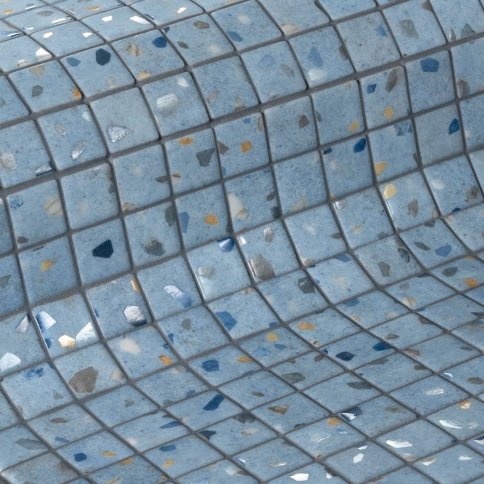Mosaique Emaux de verre Terrazzo Sea de Ezarri