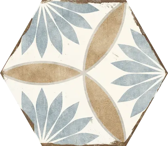 Carrelage Hexagonal effet Carreaux de Ciment Bohemia Miranda de Nanda Tiles