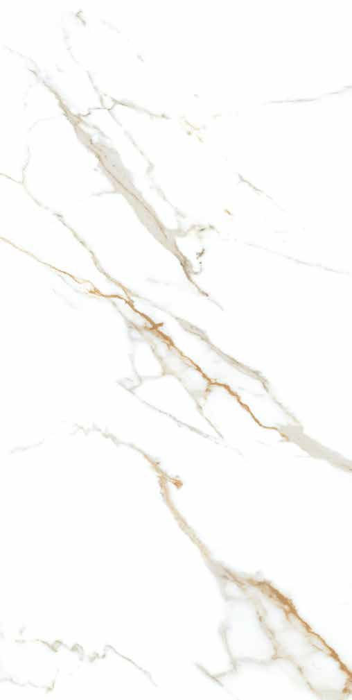 Carrelage effet Marbre Blanc et Or série Calacatta Venato Gold