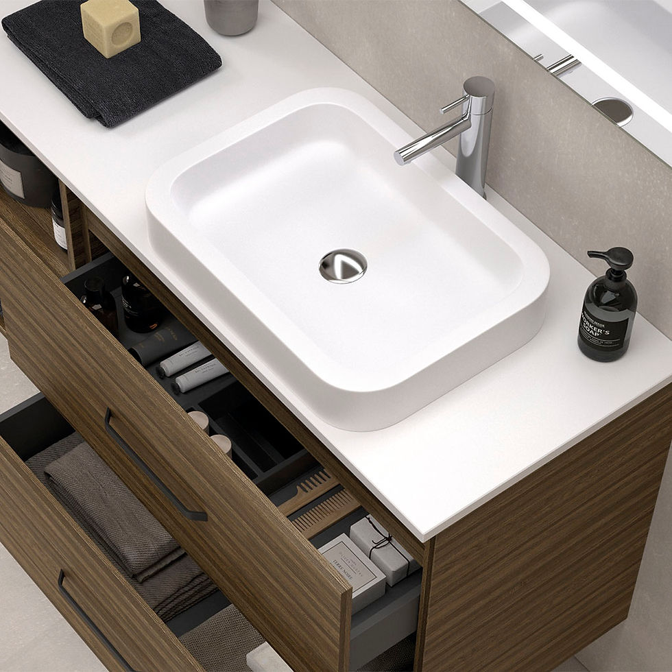 Vasque a poser en Resine Design Kuvic XL 10 coloris