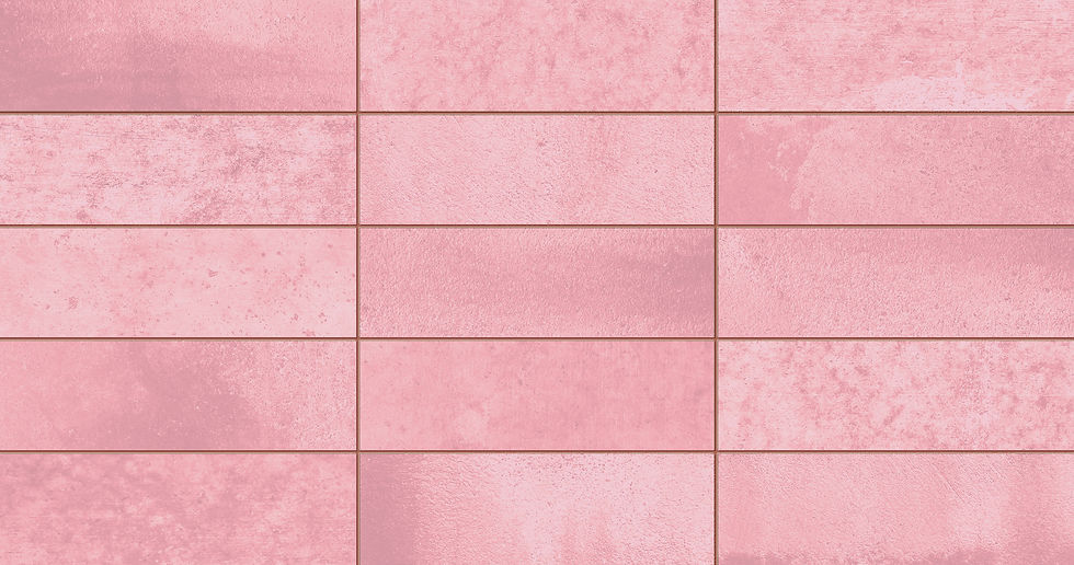 Carrelage effet Zellige Nexti Pink brillant de Ecoceramic