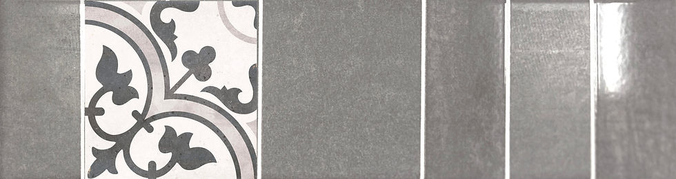 Carrelage effet Zellige Modul Cement 10x40 cm