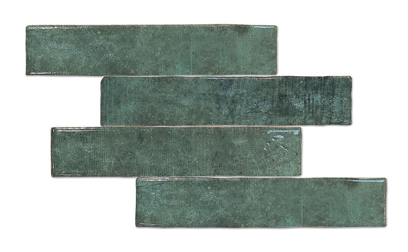 Carrelage effet Zellige Kaizen Pine 5x25 cm