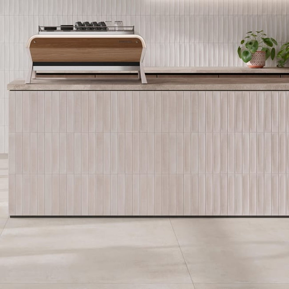 Carrelage effet Zellige Atlantis Beige Mat ou Brillant de Ecoceramic
