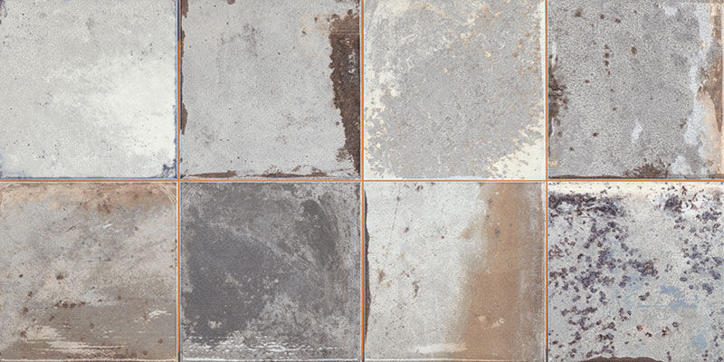 Carrelage effet Zellige Gris Provence Silver de Geotiles