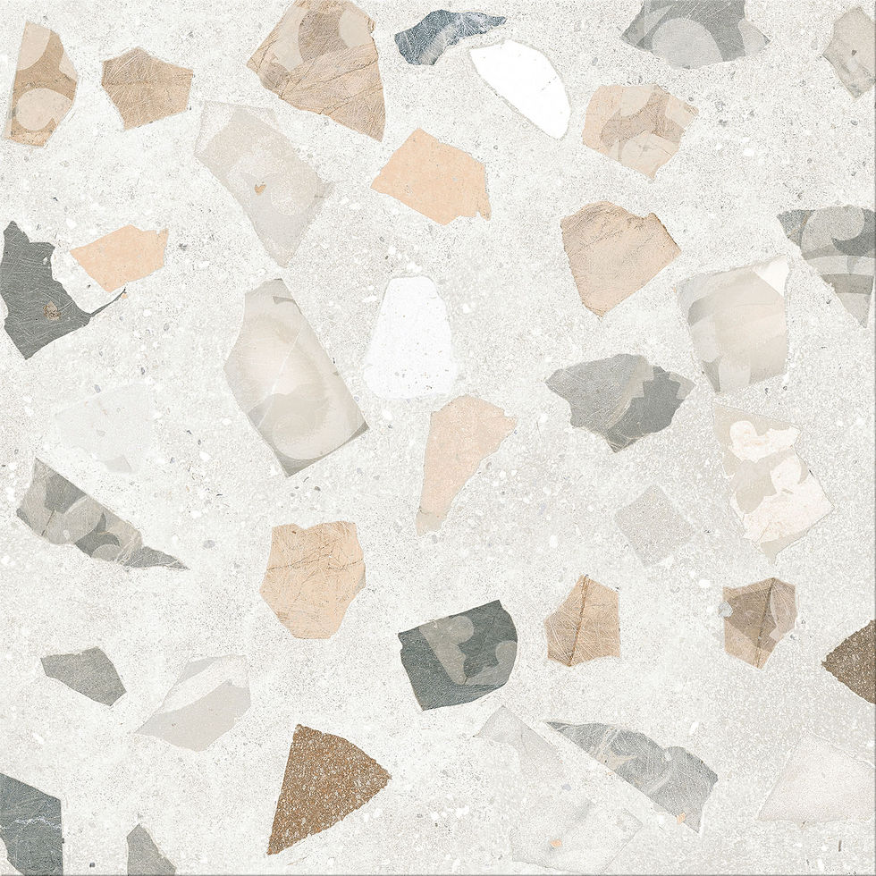 Carrelage Retro Terrazzo Off White de Cinca