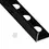 Miniature : Lot de 2 Profilés carrelage en aluminium bord droit Noir Brossé
