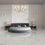 Miniature : Carrelage Effet Marbre Blanc et Or Marshall Gold Mat ou Brillant 60x120 cm